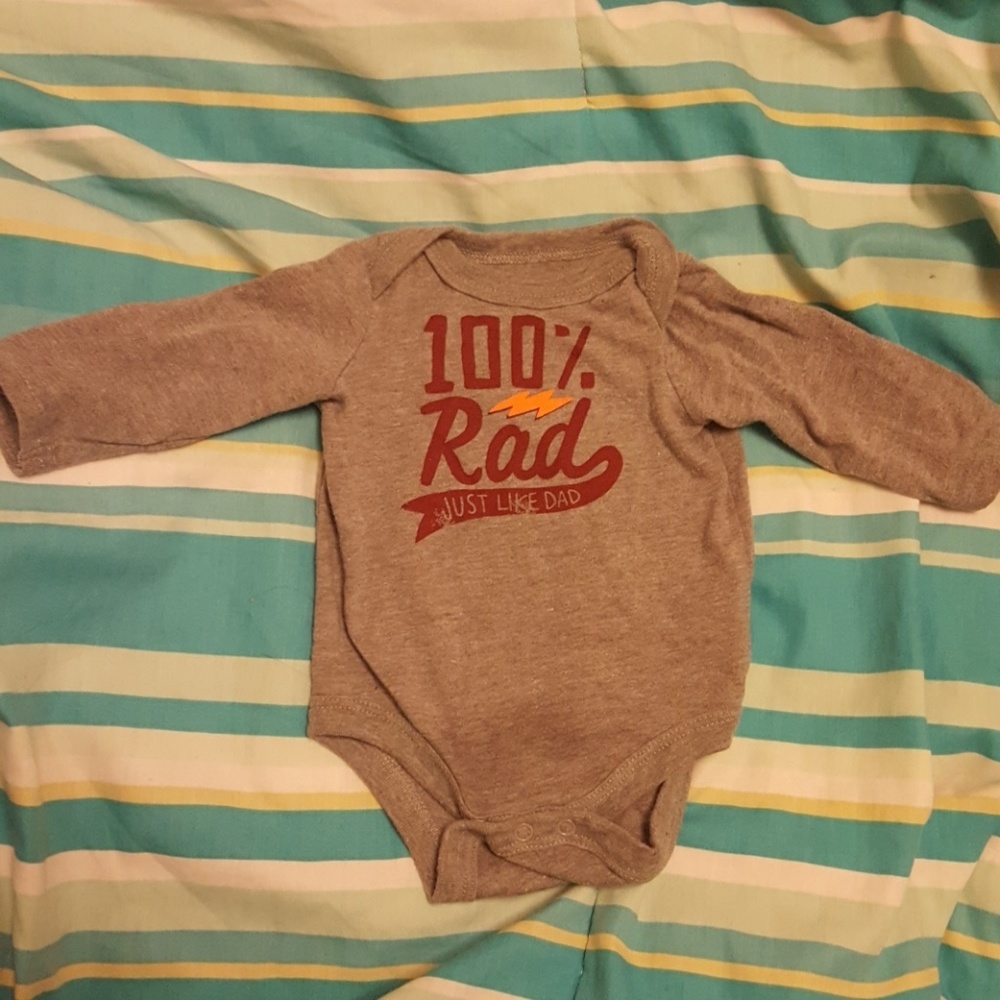 Circo long sleeved onesie. Size Newborn